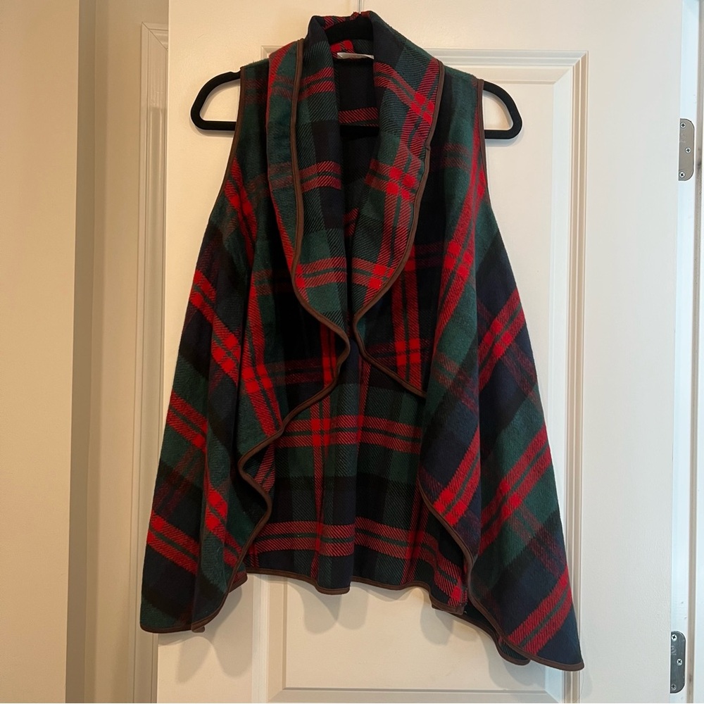 Peach Love California Cozy Cabincore Waterfall Vest rustic woodsy cozy chic S